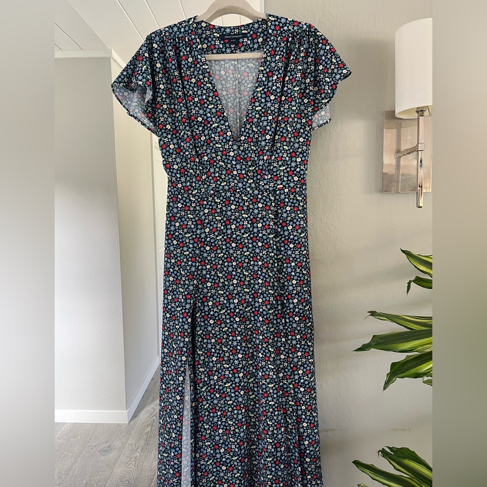 Floral V-Neck Maxi Dress